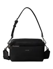 [Calvin Klein] Must Conv Camera Crossbody Bag in Black Monogram