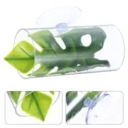 Fish Resting Tube Betta and Shrimp Shelter Leaf Aquarium Hideout Tank