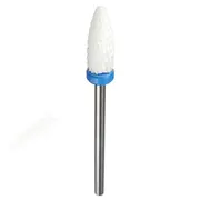 2PC 2.35mm Shank 6mm Head Ceramic Nail Drill Bit Manicure tools Electric Nail Grinding Machine Drill Bit