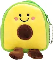 [Générique] Coin Purses, Change Wallet, Zipper Closure Fruit Design Plush Texture with Large Capacity Cute Appearance, Purse Wallet for Kids, 3.54 x 3.35 x 1.57 inches, Multicolored, single attribute, Refer to