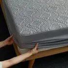 Quilted Waterproof Bed Sheet With Elastic Queen King Size Mattress Protector