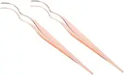 Dual Purpose Lash Curler Assistant Tweezers Compact Eyelash Extension Tools for Travel Daily Use