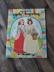 VINTAGE PAPER DOLLS OF EARLY AMERICA "A WHITMAN BOOK" 1977 UNCUT ORIGINAL