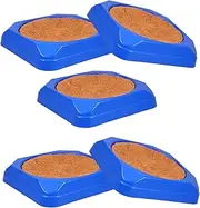 5 Sets of Bird Breeding Nest: Plastic Bowl Nesting Pad for Pigeon Egg Incubation - Encourages Natural Nesting Behavior for Various Birds Small Animals