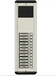 TekTone Vandal-Resistant Entrance Speaker Panel, 12 Buttons (AM612/12) NEW
