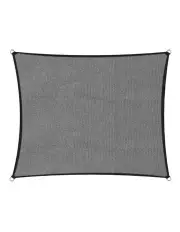 [Wallaroo] Outdoor Square Sun Shade Canopy 3.6 x 3.6m in Grey