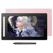 1×XPPen Artist 16 2nd Drawing Pen Display Battery-Free Digital Art Tablet Pink