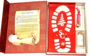 Santa Evidence Foot Print Glitter Kit Oliver Smith & Co Christmas TOP SECRET New