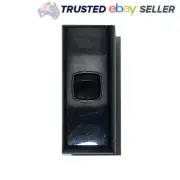 Black 1 Gang Architrave Light Switch Single Black Narrow Arc Slim