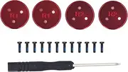 Drone Motor Cap Protective Lightweight Aluminum Alloy DUSTPROOF Accessories for AVATA 2 (赤)