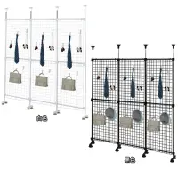 在飛比找momo購物網優惠-【巴塞隆納】頂天立地180公分網格屏風(S-22-03)