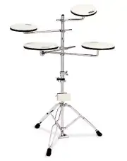 DW Drums 5pc Go Anywhere Practice Pad Set w/ Stand DWCPPADTS5