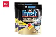 Finish Ultimate Infinity Shine Lemon 160 Dishwashing Tablets (2 x 80 Pack)