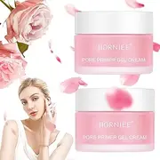 Pore Primer Gel Cream, Makeup Pore Filler, Primer and Makeup Base, Pore Refining and Smoothing, Gel-Based & Hydrating Face Primer for Smoothing Skin & Gripping Makeup, Moisturises & Primes, Pack of 2