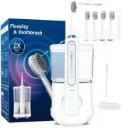 Electric Toothbrush and Water Flosser - Water Flossers for Teeth Electric Cle...