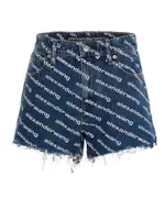 [Denim X Alexander Wang] Denim X Alexander Wang-Bite Bermuda E Short Blu-Donna 27 Blue