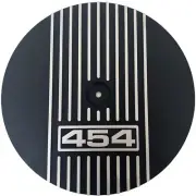 Big Block Chevy 454 - 13" Round Air Cleaner Kit - Black - Style 2 - Ansen USA