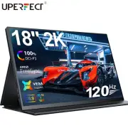 UPERFECT 18 Inch 2K 2560x1600 Portable Monitor 120Hz Gaming Display for PS, Xbox