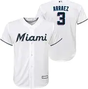 OuterStuff Luis Arraez Miami Marlins MLB Kids Youth 8-20 White Home Player Jersey