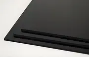 Black Gloss Acrylic Sheets, 3mm Thickness (1, A4)