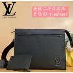 糖糖二手LV 路易威登 MESSENGER VOYAGE黑色手袋 斜挎包 單肩包 M59329 郵差包