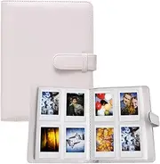 LIFEBEA 256 Pockets Photo Album for Fujifilm Instax Mini 11 12 9 40 Evo Liplay 8 7+ Instant Camera, Photo Album for Polaroid Kodak HP Zink 2x3" Photo (Clay White)