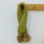 兒童日系雙毛球針織圍巾(綠米) [大買家]