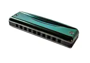 Suzuki Olive Series 10 Hole Diatonic Harmonica, Key of A, C-20-A