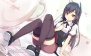 Anime girls sera karen sakura musubi cat ears brunette playmat gaming mat