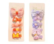 Girls' hair clips, toddlers' hair clips Candy hair accessories Rainbow hair clips Children's hair clips