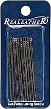 Realeather Lacing Needle 2-Prong 10 Pack BN1190-10