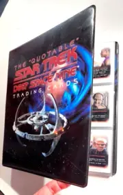 STAR TREK: The "Quotable" Deep Space Nine 9 Complete 108 Card Base Set + Binder