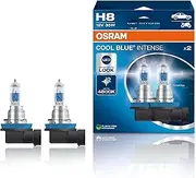 OSRAM COOL BLUE INTENSE H8, up to 4,800K, halogen headlight lamp, LED look, duo box (2 lamps), 64212CBN-HCB