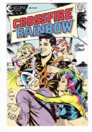 Dave Stevens cover CROSSFIRE AND RAIBOW #4 (1986) Near mint