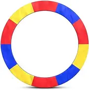 Bloodyrippa 8/10/12 FT Replacement Reinforced Round Trampoline Safety Pad Cover, Waterproof Surround Spring Cover with Foam Pad