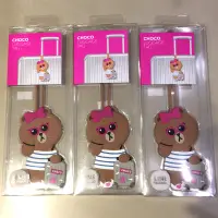 在飛比找蝦皮購物優惠-韓國 LINE FRIENDS 巧克妹CHOCO 行李吊牌