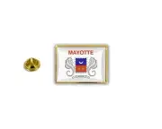 pins pin's flag national badge metal lapel hat button vest mayotte
