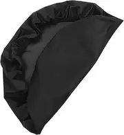 PartyKindom Outdoor Fire Pit Cover Durable Oxford for Round Gas Fireplaces Black Xhinches Weather Resistant Protection Against Rain Leaves and Debris