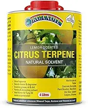 Organoil Tung Oil Citrus Terpene Bio-degradable Natural Solvent 4L, Clear