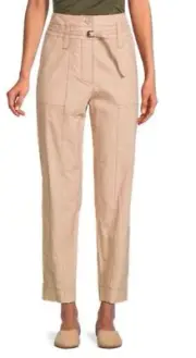 Bottega Veneta Women’s Peach Rose Cargo Pants Size 40 New With Tags