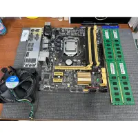 在飛比找蝦皮購物優惠-華碩 B85M-G主機板+CPU I5 4460+DDR3 