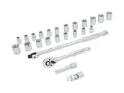 MichaelPro MP001215 3/8-Inch Drive Breaker Bar, Ratchet and Socket Set One Size