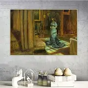 5D Diamond Painting Kits for Adults and Kids John Everett Millais《The Eve of St. Agnes》 DIY Full Drill Diamond Painting