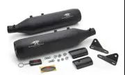 "RED ROOSTER ASTRAL EXHAUST, MATTE" FIT FOR ROYAL ENFIELD SUPER METEOR 650
