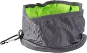 Totority Pet Travel Bowl Food Water Feeder for Cats Portable Grey Bowl for Camping Hiking