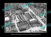 OLD LARGE HISTORIC PHOTO COLINDALE LONDON ENGLAND THE TILLEY LAMP WORKS c1951