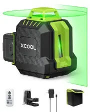 Brillaser 360° Green Laser Level, Rechargeable 98ft Self-Leveling Laser Lev