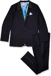 [Isaac Mizrahi] Boys' 2-Piece Contrast Peak Lapel Tuxedo