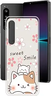 [Generic] TPU Cover for Sony Xperia 1 V, Black Flexible Silicone Slim fit Soft Shell Cute Back Case Bumper Rubber Protective Case for Sony Xperia 1 V (6,5") - KE72