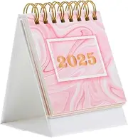 DECORNIJIA 2025 Standing Desk Calendar Mini Planner for Year Snake Creative Office Decor Stylish Academic Desk Accessory Long Term Scheduling Gradient Design